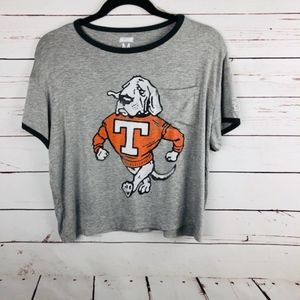 Tennessee Volunteers Oversized Cropped T Shirt M